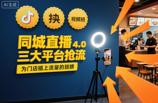 同城直播实操班4.0，三大平台抢流，为门店插上流量的翅膀-麦子社区