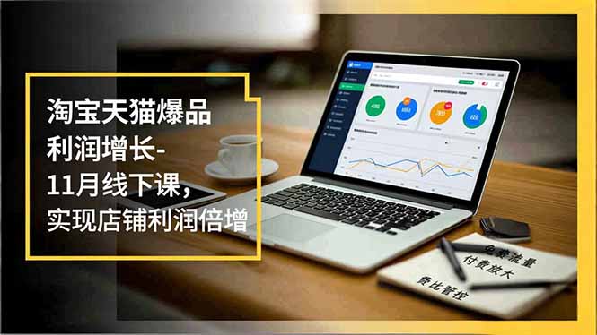 淘宝天猫爆品利润增长-11月线下课,免费流量、付费放大、费比管控,实现店铺利润倍增-麦子社区