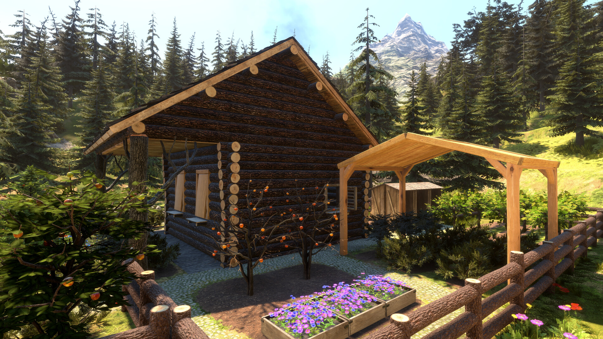 温馨小木屋/Log Away-麦子社区