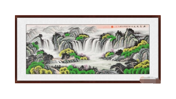 办公室挂山水画风水怎样