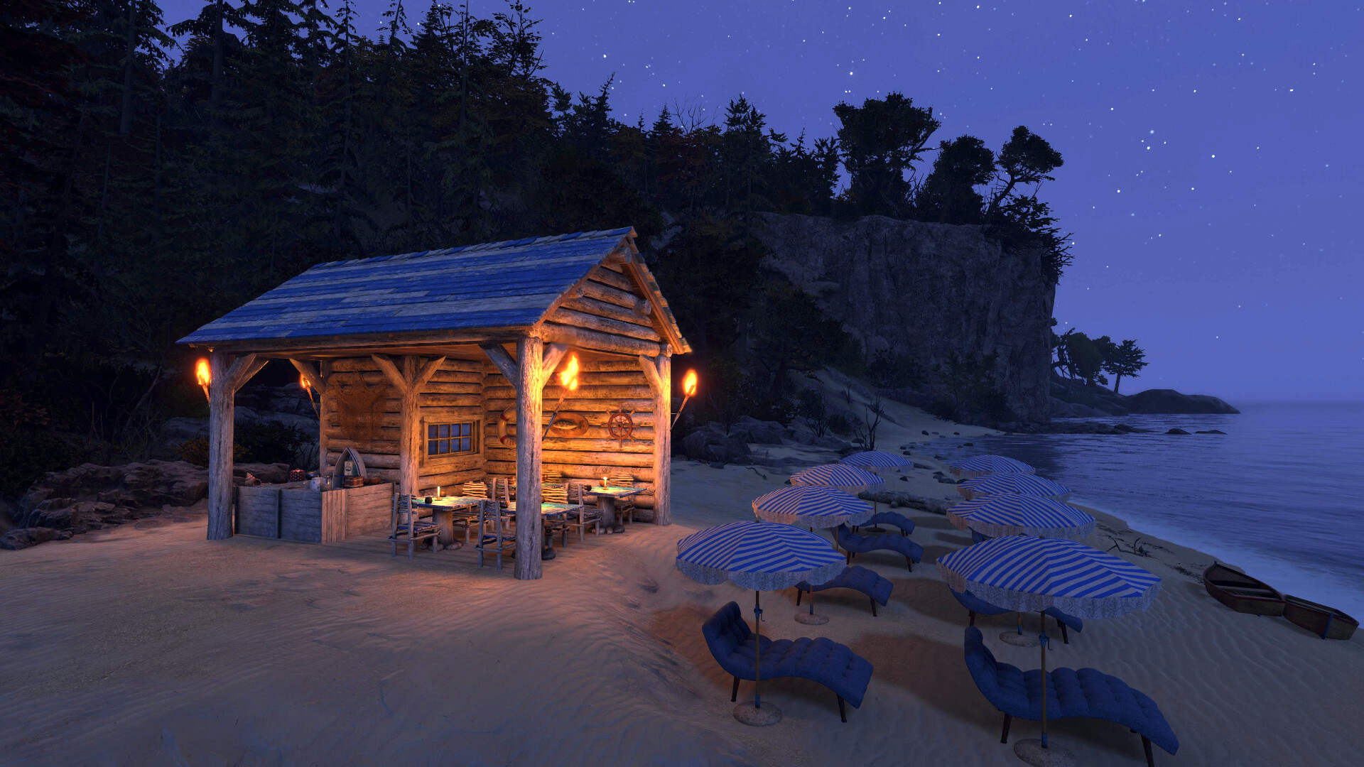 温馨小木屋/Log Away-麦子社区