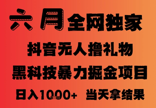 25年6月抖音无人直播最新暴力撸音浪掘金，小白可做，可批量矩阵放大，长期稳定日入1k+【揭秘】-麦子论坛