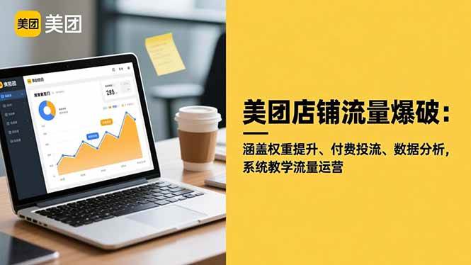 图片[1]-（16499期）美团店铺流量爆破：涵盖权重提升、付费投流、数据分析，系统教学流量运营-麦子社区