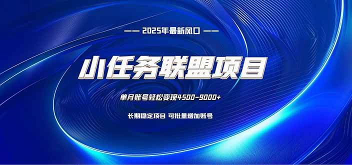 图片[1]-（16521期）小任务联盟项目：一台电脑每天只需10分钟，轻松简单稳定-麦子社区