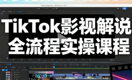 凌帧·TikTok影视解说全流程实操-麦子社区