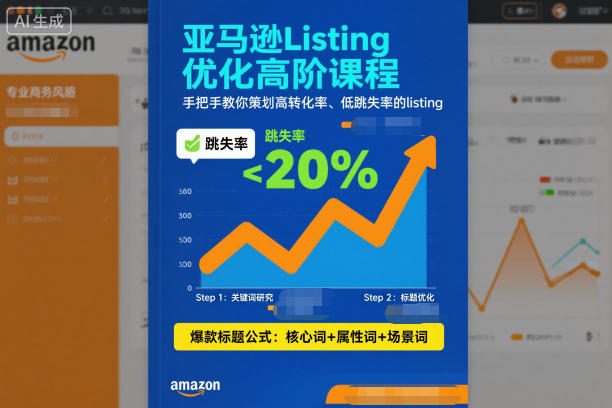 亚马逊Listing优化高阶课程，手把手教你策划高转化率、低跳失率的listing-麦子社区