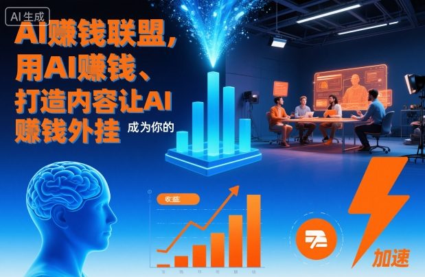 AI賺钱联盟，用AI賺钱、打造内容让AI成为你的賺钱外挂-麦子社区