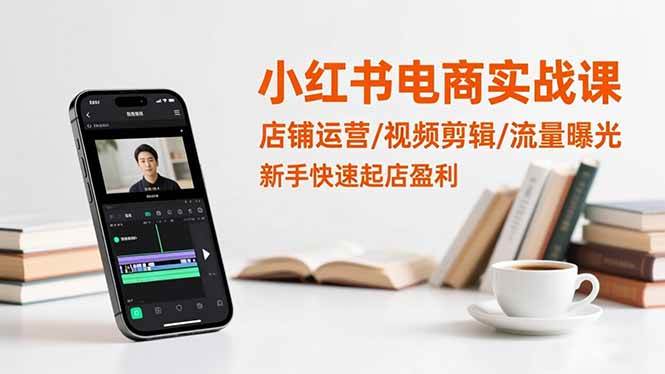 图片[1]-（16536期）小红书电商实战课：店铺运营/视频剪辑/流量曝光，新手快速起店盈利-麦子社区